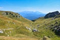 Mountain scenery of the Lagonaki plateau at daylight